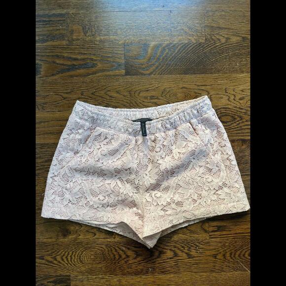BCBGMaxazria pink lace shorts XS - Picture 1 of 4